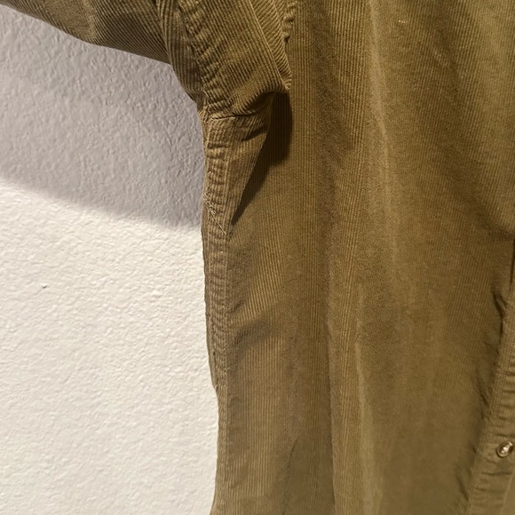 Cotton-On Corduroy Button Up Shirt in Olive Green - Medium - Picture 5 of 6